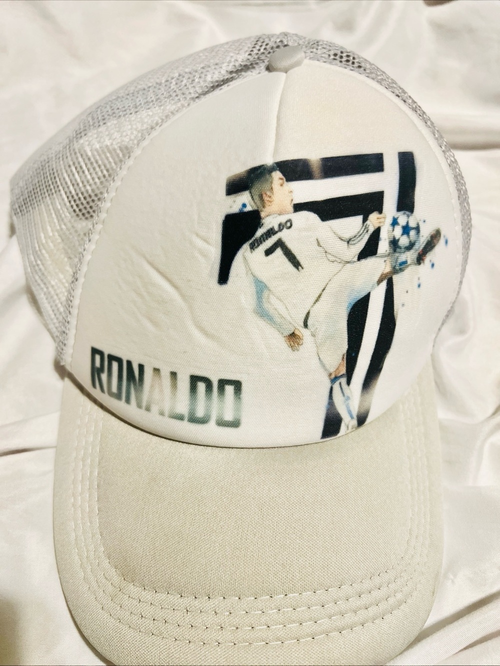 Cristiano Ronaldo Mesh Trucker Cap with Soccer Graphic